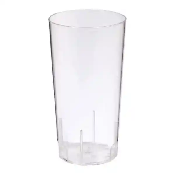 Tottus Vaso Transparente Plastico