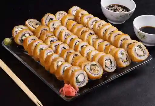 50 Piezas de Sushi Calientes