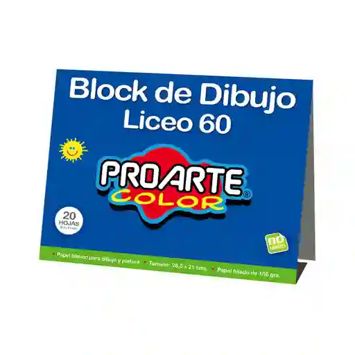 Proarte Block de Dibujo Liceo 60
