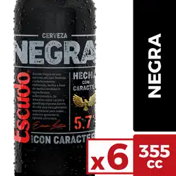 Escudo Cerveza Negra Ln Botella