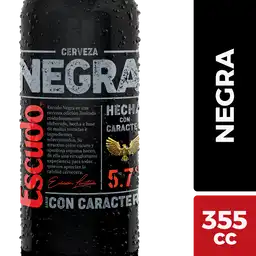 Escudo Cerveza Negra Ln Botella