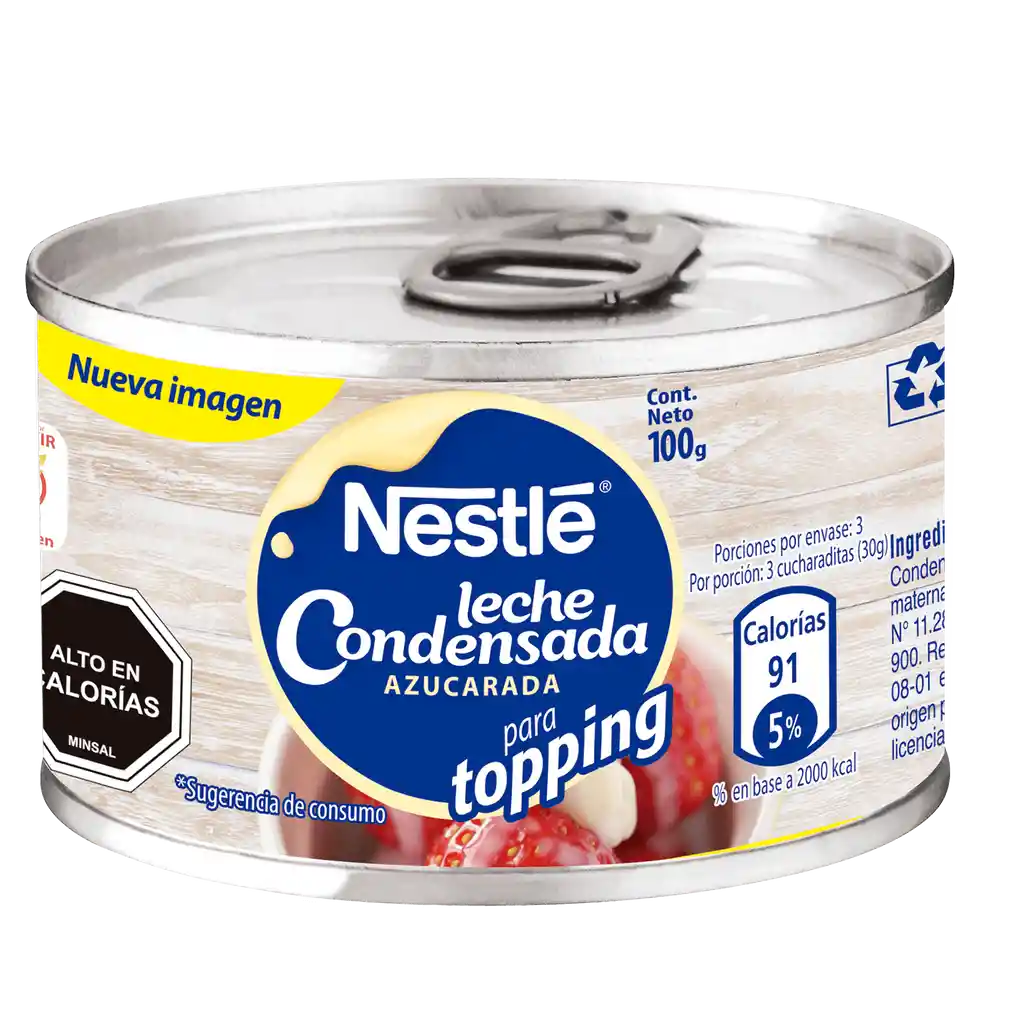 Nestlé Leche Condensada Multipack Topping 100G 4Un