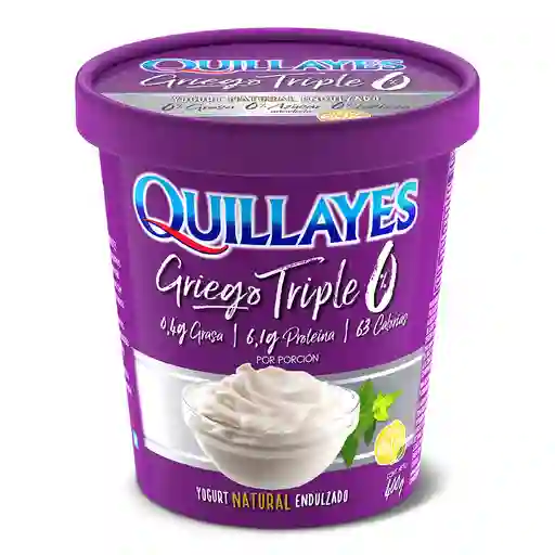 Quillayes Yogurt Natural Griego Triple 0