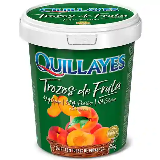 Quillayes Yoghurt Trozos Durazno