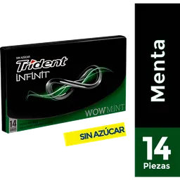 Trident Chicle Infinit Wow Mint