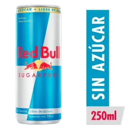 Red Bull Bebida Energética, Sin Azúcar, 250 ml