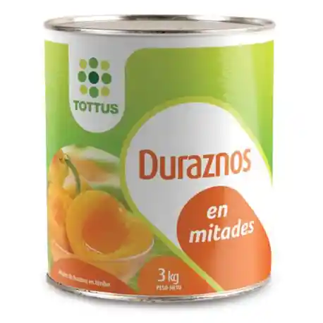 Tottus Duraznos Mitades3Kg