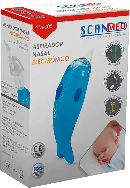Aspirador Nasal Electrónico Sm-005 1 Unidad