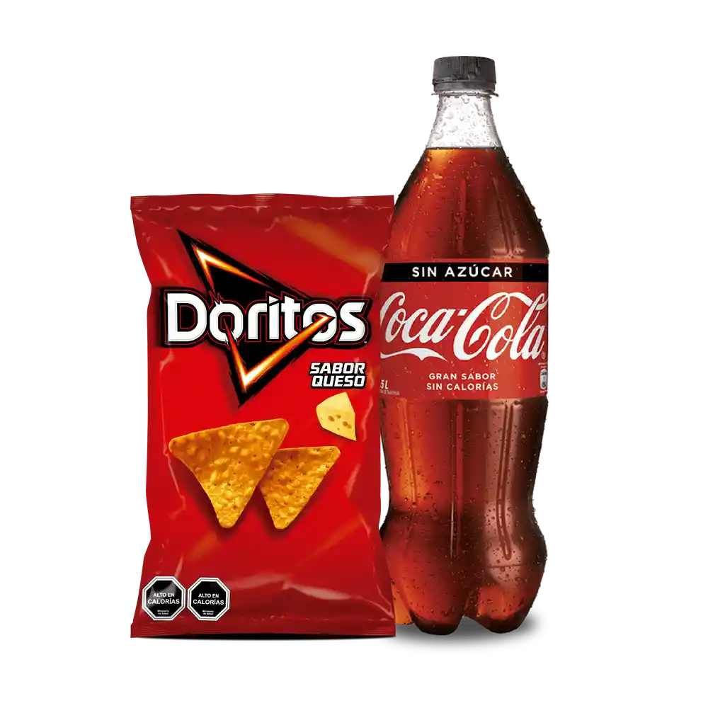 Bebida Coca Cola 1 5 L + Doritos Queso 110 g