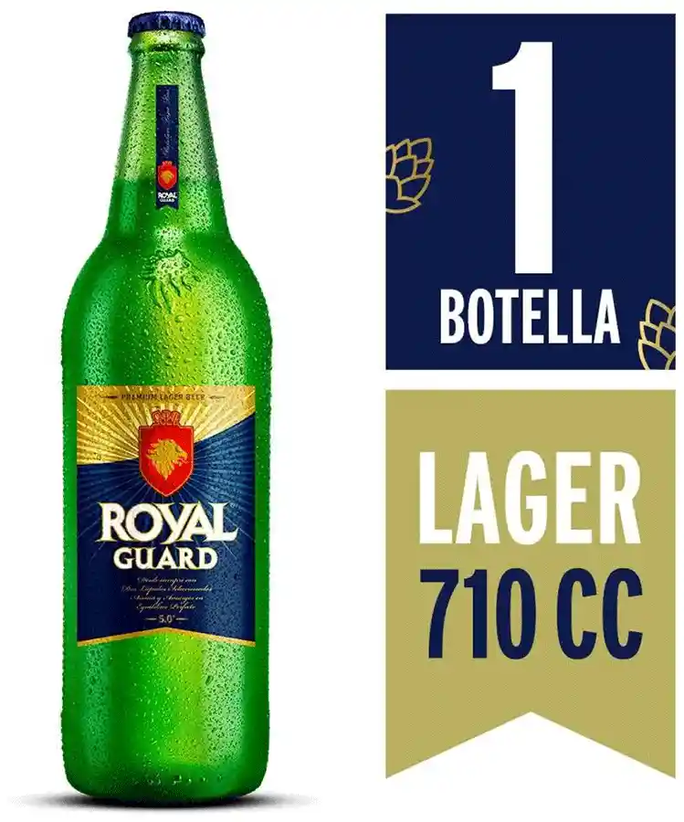 Royal Guard Cerveza 5 0 G Botella