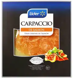 Carpaccio de Salmón en Finas Láminas Lider