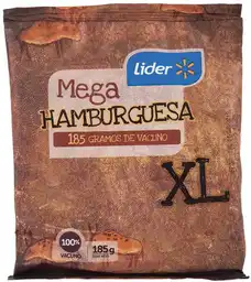 Mega Hamburguesa XL de Carne Vacuna Lider