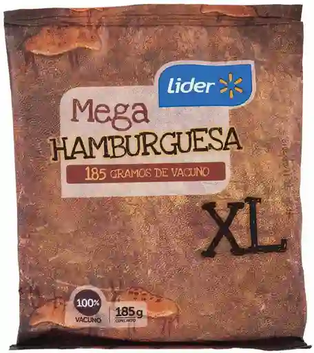 Mega Hamburguesa XL de Carne Vacuna Lider