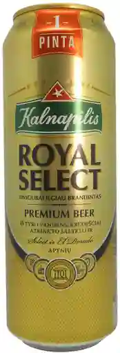 Kalnapilis Cerveza Royal Select Lata 568Cc