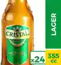 Cristal Cerveza Lager x 24 Unidades 24 x 355 cc