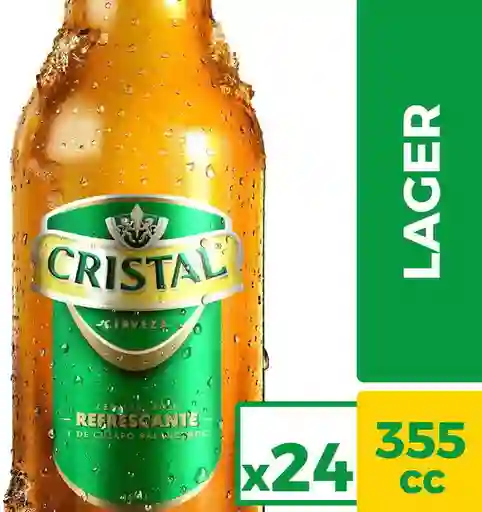 Cristal Cerveza Lager x 24 Unidades