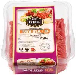 Buen Corte Carne Molida 10%  Grasa 