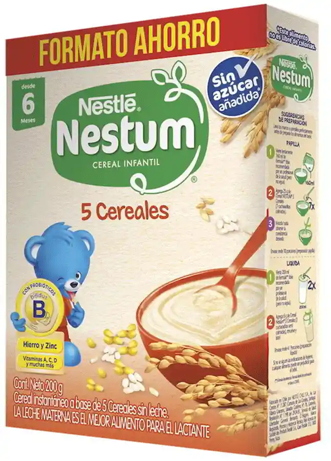 Nestum Cereal Infantil 5 Cereales