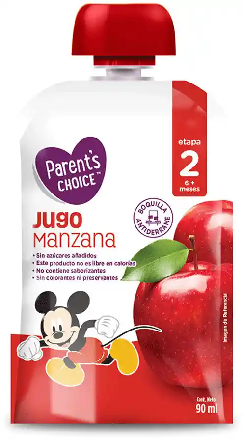 Parents Choice Jugo de Manzana Etapa 2