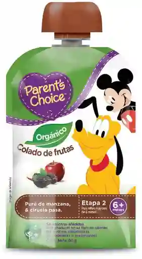 Parent's Choice Colado Manzana Ciruela Pasa Orgánico 1 Un