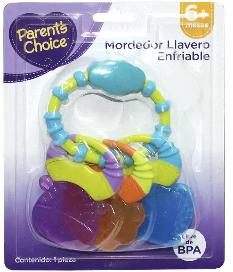 Parents Choice Mordedor Llavero Enfriable Doypack