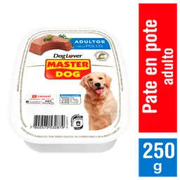 Masterdog Alimento Húmedo Perro Adulto Sabor Pollo Pote