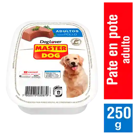 Masterdog Alimento Húmedo Perro Adulto Sabor Pollo Pote