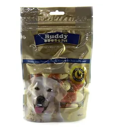 Buddy Pet Galletas De Maní Envueltas En Pollo 100G