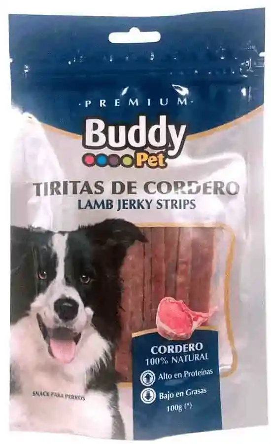 Buddy Pet Tiritas De Cordero 100G