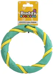 Buddy Pet Juguete Para Perro Caucho. Cuerda Y Anillo