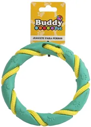 Buddy Pet Juguete Para Perro Caucho. Cuerda Y Anillo