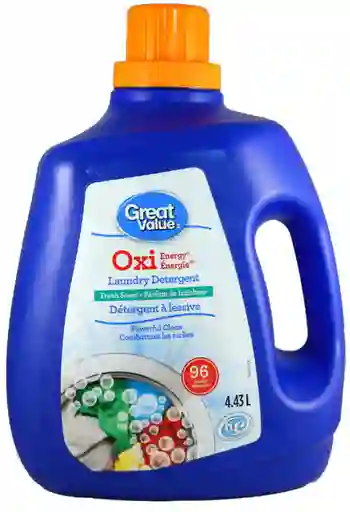 Great Value Detergente Líquido Oxi Energy Fragancia Fresca