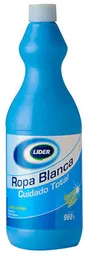 Cloro Ropa Blanca Cuidado Total Botella Lider 960g