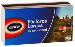 Fósforos Largos De Seguridad Caja Lider 250Un