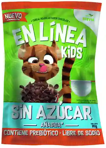 En Línea Kids Hojuelas Sabor Chocolate Sin Azucar