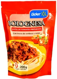 Líder Salsa De Tomates Preparada Bolognesa200G