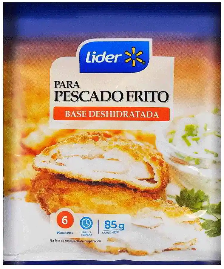 Base Deshidratada para Pescado Frito Líder