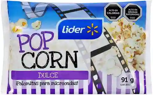Líder Pop Corn Dulce Palomitas Para Microondas