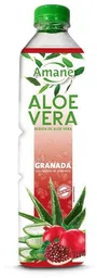 Amane Agua de Aloe Vera Sabor Granada
