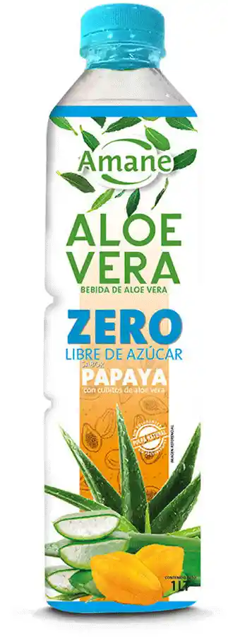 Amane Agua de Aloe Vera sin Azúcar