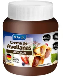 Crema de Avellanas con Cacao Líder