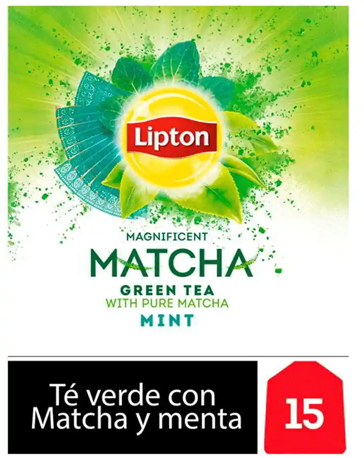 Lipton Té Verde Con Matcha Y Menta 15Un