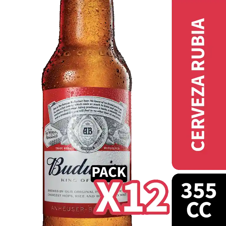 Budweiser Promo: 2X Sixpack Botellin 330Cc