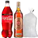 Promo: Ron Havana 40° 1L + Bebida 1.5Lt + Hielo 1kg