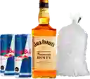 Jack Daniels Promo: Honey+ 2X Redbull 250Cc + Hielo 1Kg