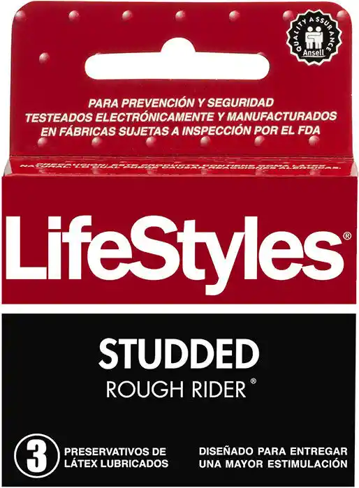 Lifestyles 3X Condones Rojo