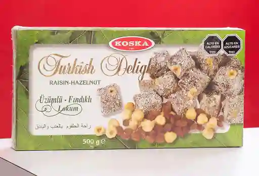 Turkish Delight With Raisin Hazelnut