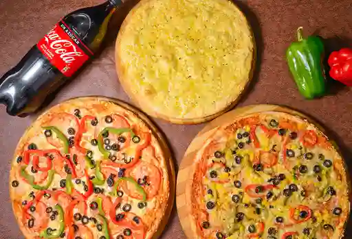Combo 2 Pizzas Familiares Gourmet