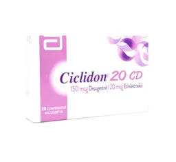 Ciclidon 20 CD Comprimidos Recubiertos