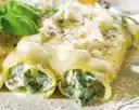 Caneloni di Ricota e spinaci (1 persona, 2 unidades)
